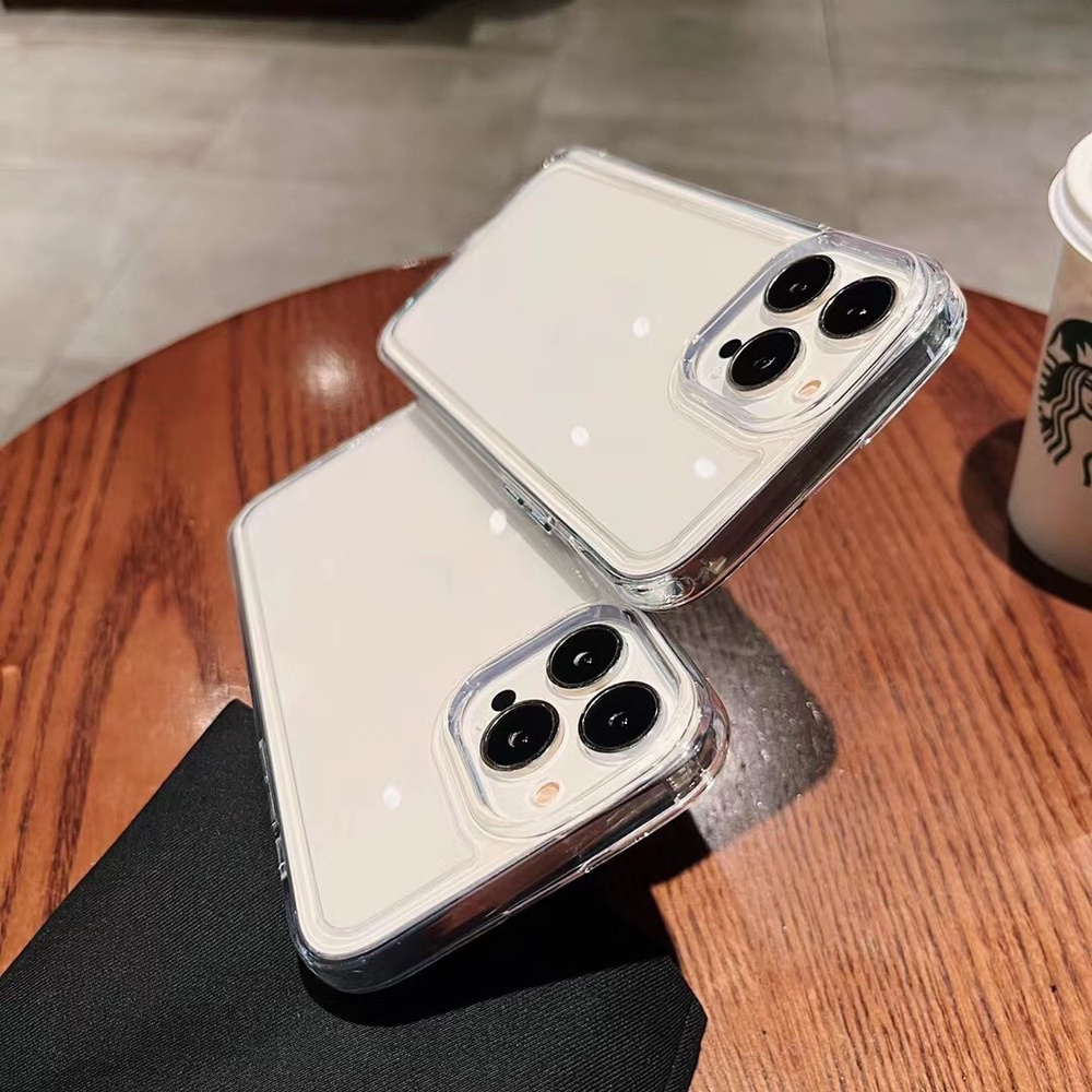 Ốp Điện Thoại tpu Mềm Trong Suốt Chống Sốc Cho iphone 11 12 13 14 pro max 15promax 15plus x xs xr 7 8 plus se