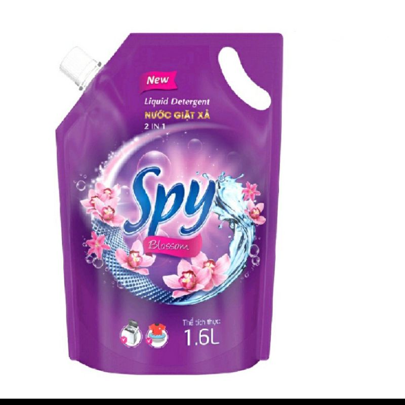 Nước giặt xả SPY Blossom 1L6 - 3,6KG - 4,6KG