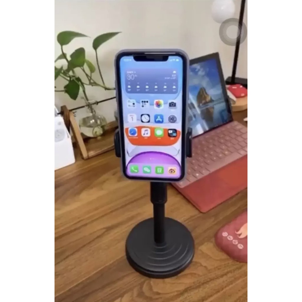 Giá Đỡ Điện Thoại Di Động Xoay 360 Độ Có Điều Chỉnh Độ Cao Phù Hợp P1 Kéo Dài.
