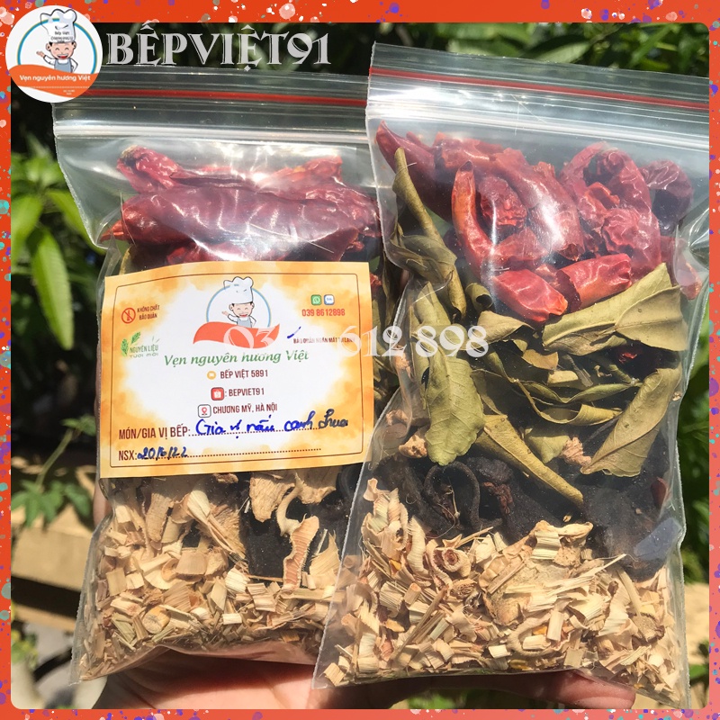 Gia vị nấu canh chua cay