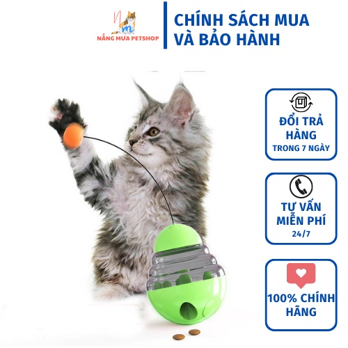 Đồ chơi cho mèo, đồ chơi con lật đật cho mèo không đổ