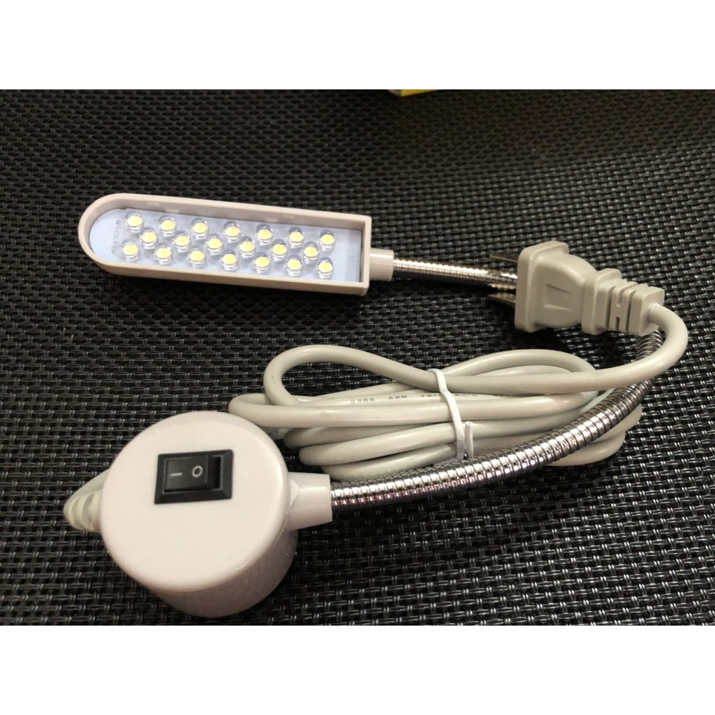 Đèn led cần nam châm 20 bóng máy may công nghiệp và gia đình