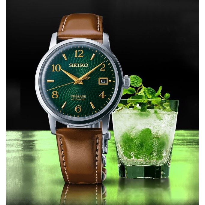 Đồng hồ nam chính hãng Seiko Presage Cocktail Bar SRPE45J1 _ Máy cơ tự động - Kính cứng - Bản nội đị