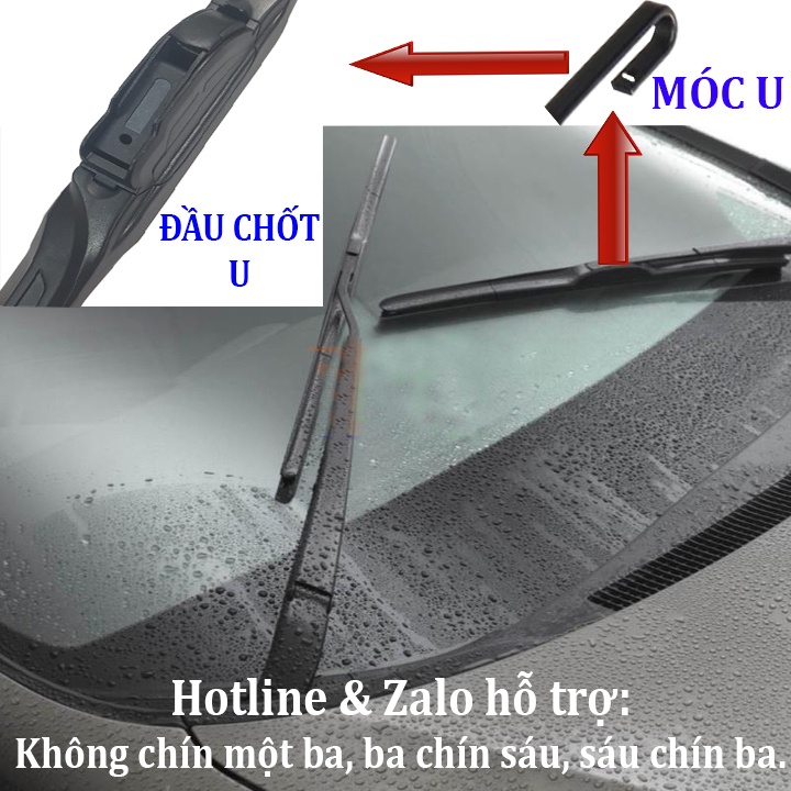 [BH 1 NĂM] Bộ 2 thanh gạt nước mưa ô tô đa năng Nano xe Mercedes: Các dòng xe CLA-GLA-GLC-GLK-GLE-GLK-A-C-E-GL-Class