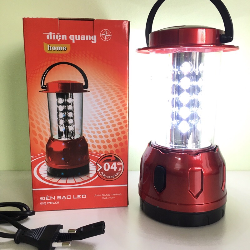 Đèn Sạc, Đèn Led Tích Điện Cao Cấp Điện Quang ĐQ PRL01, BH 12 tháng chính hãng