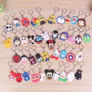 Móc Khoá Một Mặt Silicon Cute Dễ Thương Siêu Bền