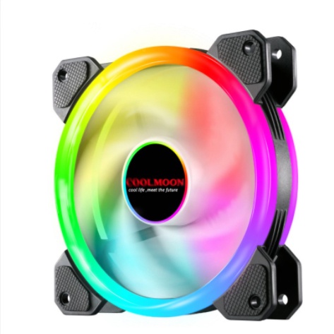 Quạt Tản Nhiệt, Fan Led RGB Coolmoon Tuỳ biến mầu theo ý muốn