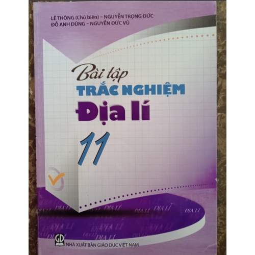 Sách Bài Tập Trắc Nghiệm Địa Lí 11