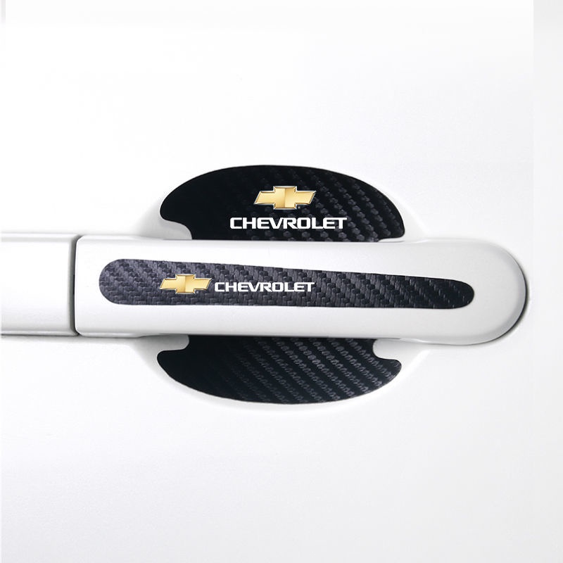 Sticker Carbon Dán Tay Nắm Cửa Xe Hơi Chống Trầy Xước Tiện Dụng
