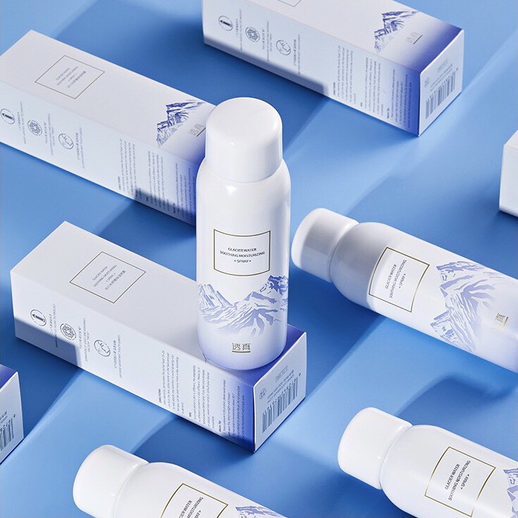 Xịt khoáng đá băng LUCENBASE phục hồi dưỡng ẩm khóa ẩm dịu da Glacier Water Soothing Moisturizing Spray LUCB59 | BigBuy360 - bigbuy360.vn