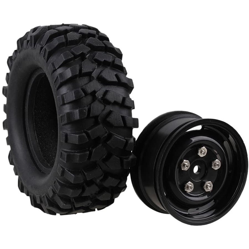 Set 4 Bánh Xe 96mm 1.9 Inch 12mm Chuyên Dụng Cho Xe Điều Khiển HSP Redcat Traxxas TRX4 AXIAL SCX10 RC4WD