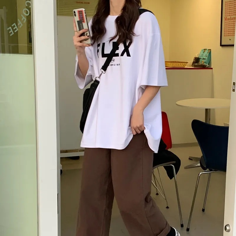 Áo thun tay lỡ form rộng nam nữ vải mịn, Áo phông unisex Tiger.86 AFR402