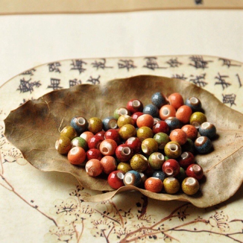 túi 20 hạt gốm tròn