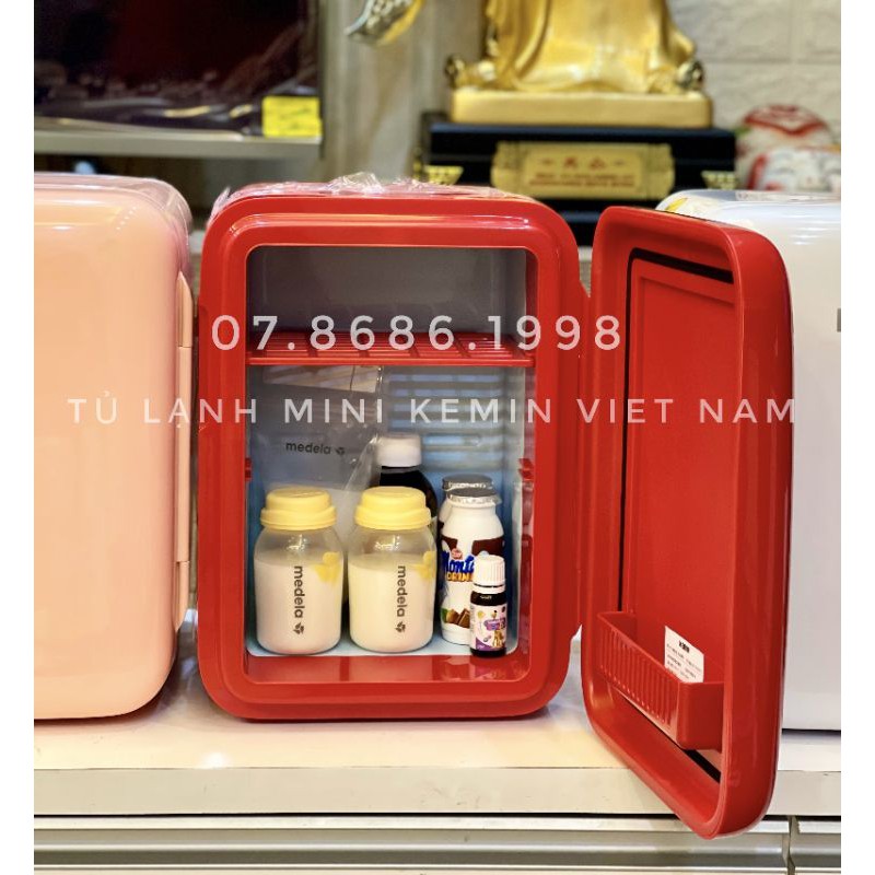 Tủ lạnh mini kemin 10L chính hãng có bảo hành