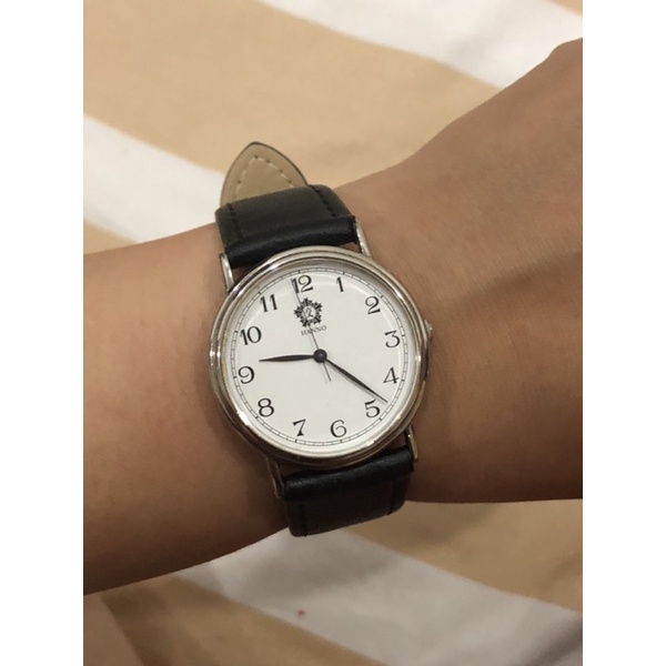 ĐỒNG HỒ SI NHẬT CHÍNH HÃNG DÂY DA DÀNH CHO NAM TAY NHỎ - THƯƠNG HIỆU HANNO