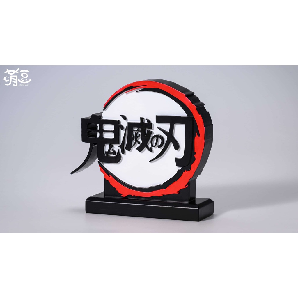 Mô hình Resin chính hãng - Logo Anime Dragonballz / Naruto / Demon Slayer / One Piece - Meng Dou Studio