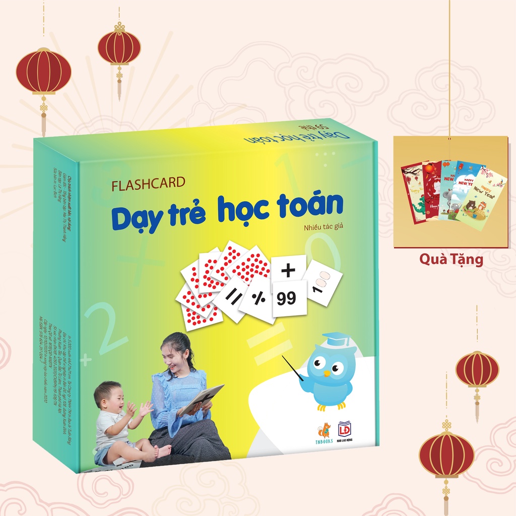 Flashcard Dạy Trẻ Học Toán - Phát triển tư duy logic cho bé từ 0-6 tuổi ( Bộ 59 Thẻ)