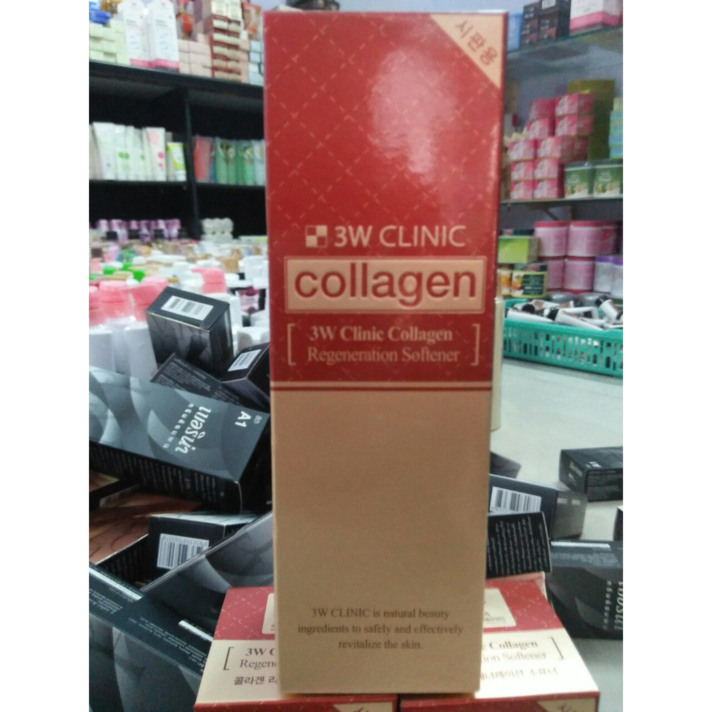 Nước Hoa Hồng 3W Clinic Collagen Regeneration Softener 150ml