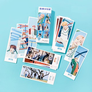 Lomo Bookmard Nhóm Nhạc BTS Thần Tượng Âm Nhạc ( 36 Tấm Card bookmark )