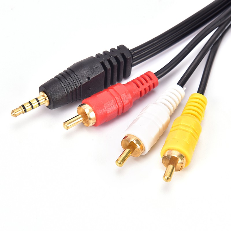 Dây Cáp Chuyển Đổi Đầu Đực 3.5mm Sang 3 Rca Av