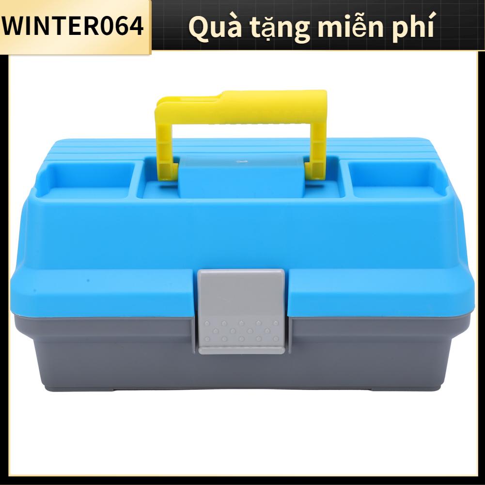 Hộp đựng đồ câu cá nghề ba lớp ABS di động với tay cầm tiện dụng Winter064