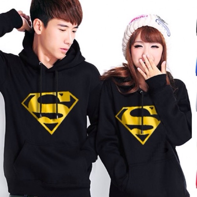 ÁO HOODIE ĐÔI THU ĐÔNG chữ S có bigisze
