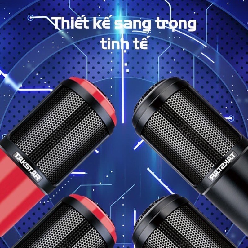 Mic thu âm Takstar PC-K320 ⚡FREE SHIP⚡ Hát karaoke, thu âm, livestream, bảo hành 12 tháng bắt âm siêu tốt âm vang trong