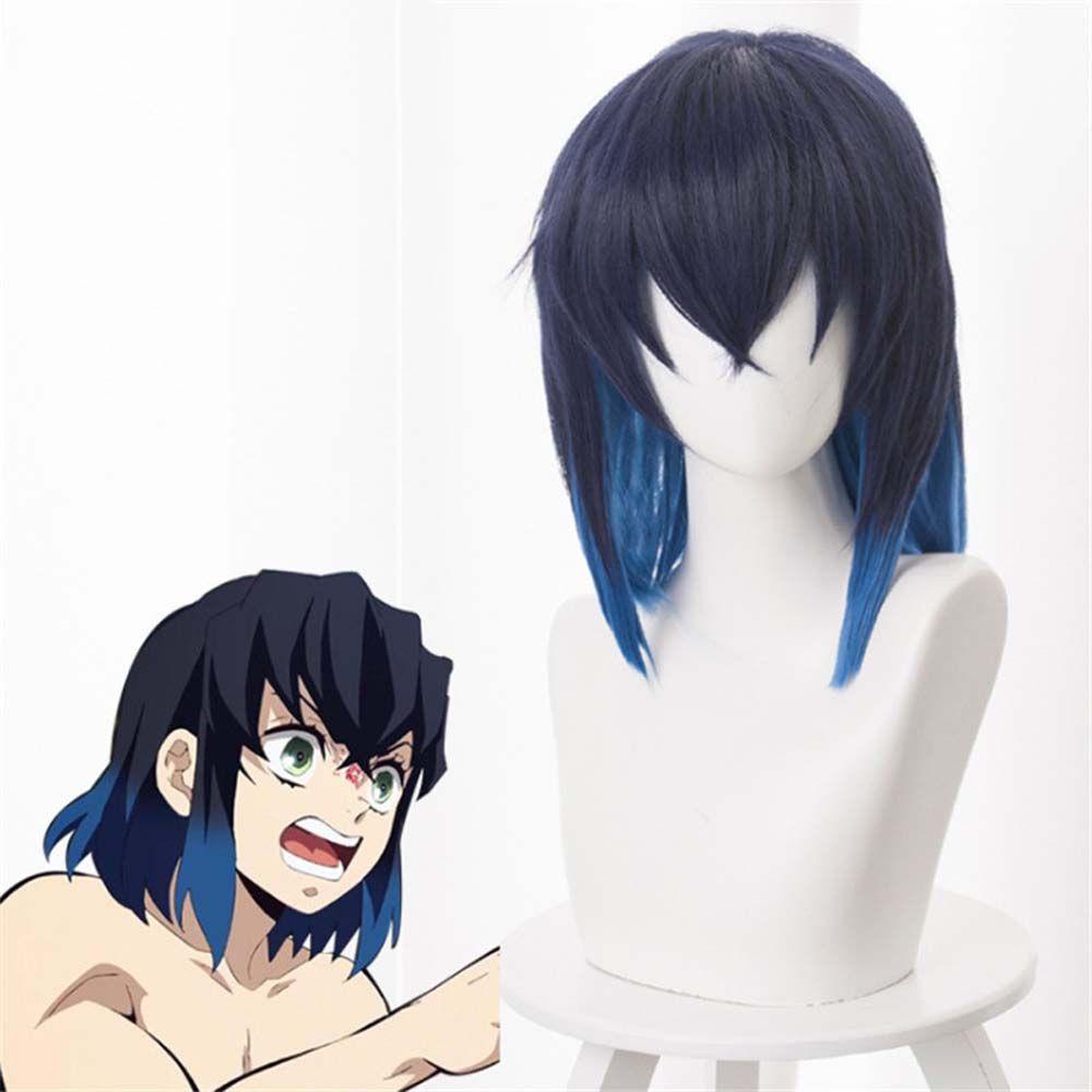 ANEMONE Bộ Tóc Giả Nhuộm Ombre Nhiều Lớp Hóa Trang Nhân Vật Anime Demon Slayer