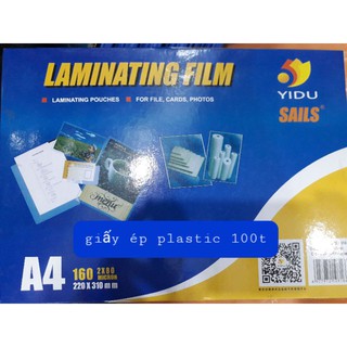HỘP 100 MÀNG ÉP PLASTIC 80 MIC KHỔ A3, A4