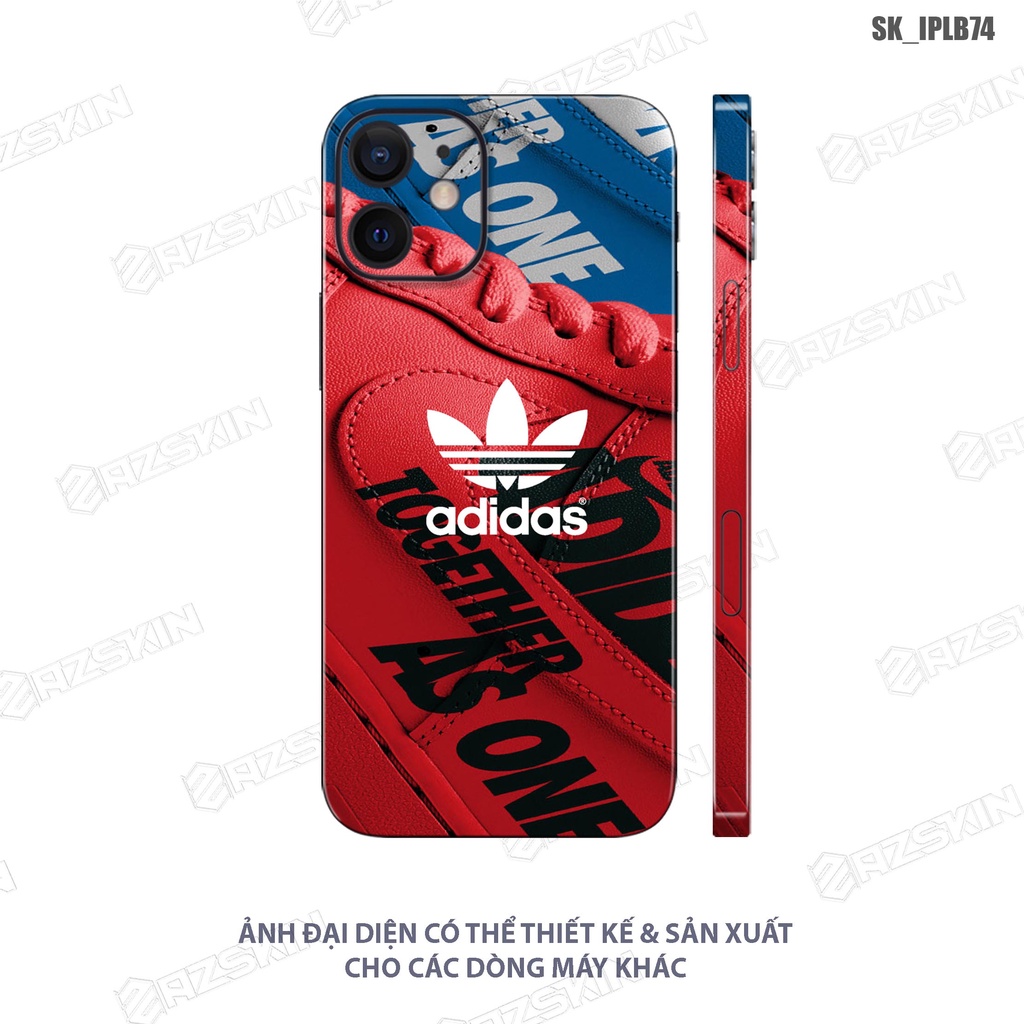 Miếng Dán Skin Hình Giày ADIDASS Cho Mọi Dòng IP |SK_IPLB74| Chất Liệu Skin 3M Chính Hãng, Bền Màu, Dán Full Lưng Viền