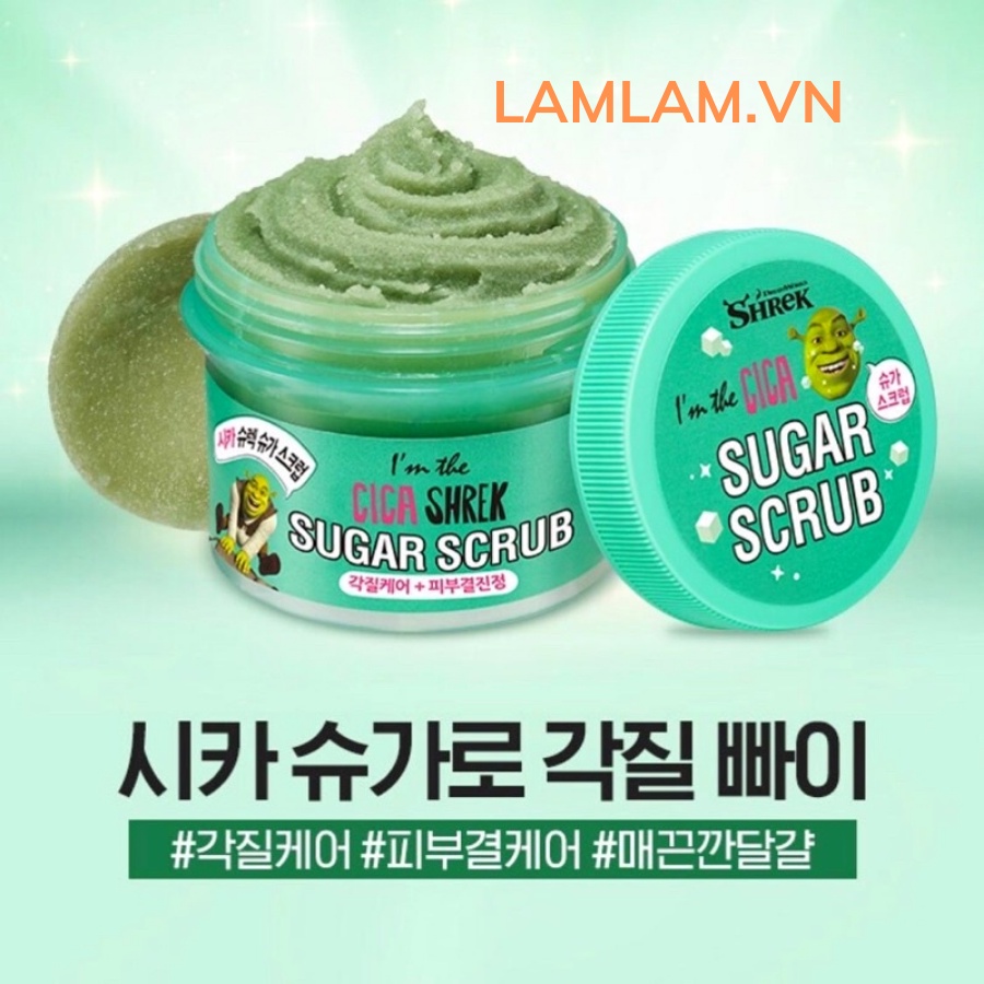 Tẩy da chết CICA shrek Sugar Scrub 120g