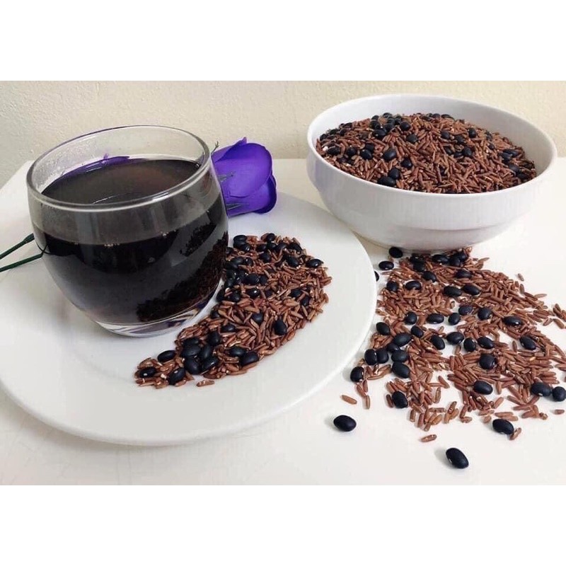 1Kg Trà Gạo Lứt Huyết Rồng Đậu Đen Xanh Lòng Rang Sẵn