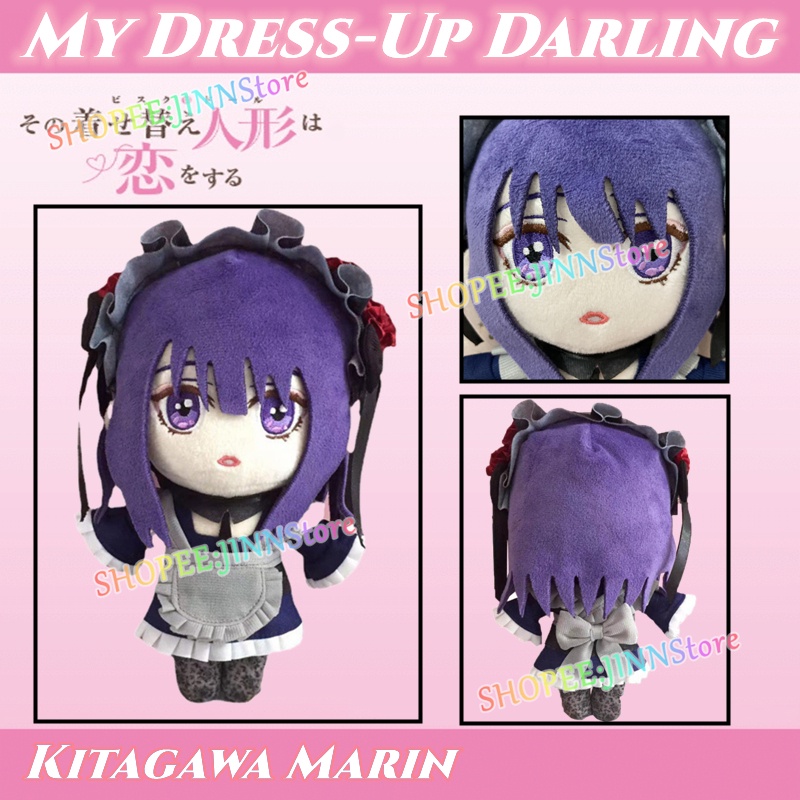 JINN Búp Bê Nhồi Bông Hình Nhân Vật Hoạt Hình Anime Xinh Xắn 20cm My Dress Up Darling Búp bê sang trọng Đồ chơi Kitagawa Marin Món quà sinh nhật nhồi bông mềm mại dễ thương