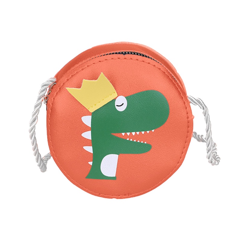 Túi Đeo Chéo Da PU Hình Khủng Long Đáng Yêu Cho Bé