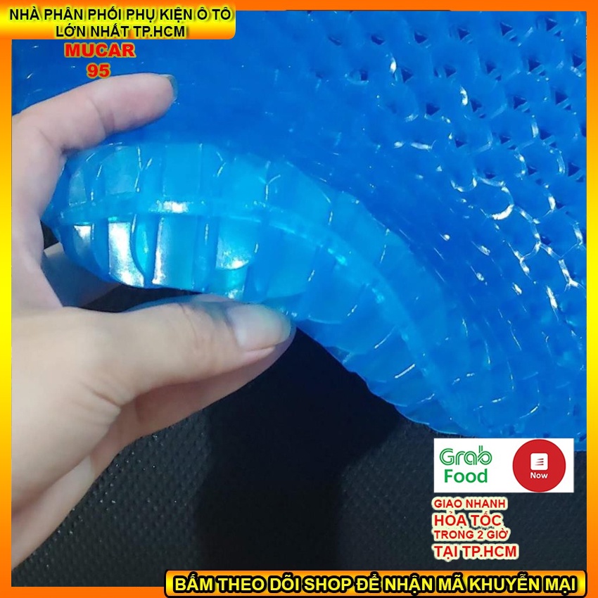 Đệm Ngồi Thoáng Khí Chống Trĩ 3D 2 Lớp Đệm Gel Tổ Ong Lót Ghế Trên Ô Tô Giúp Tuần Hoàn Máu,Chống Đau Mỏi Lưng