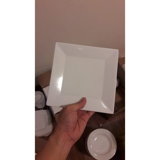 Đĩa sứ vuông 7 Ohio 18x18cm