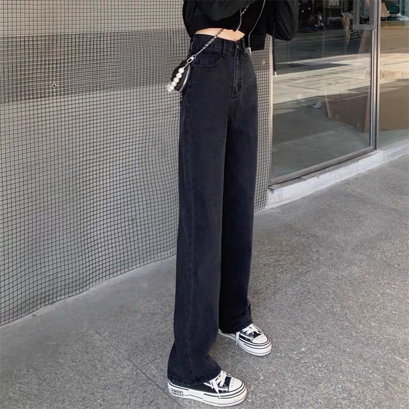 Quần Kaki trơn, Quần Baggy Nam Nữ jean Ống Suông Rộng Trẻ Trung Năng Động, Quần ống rộng kaki