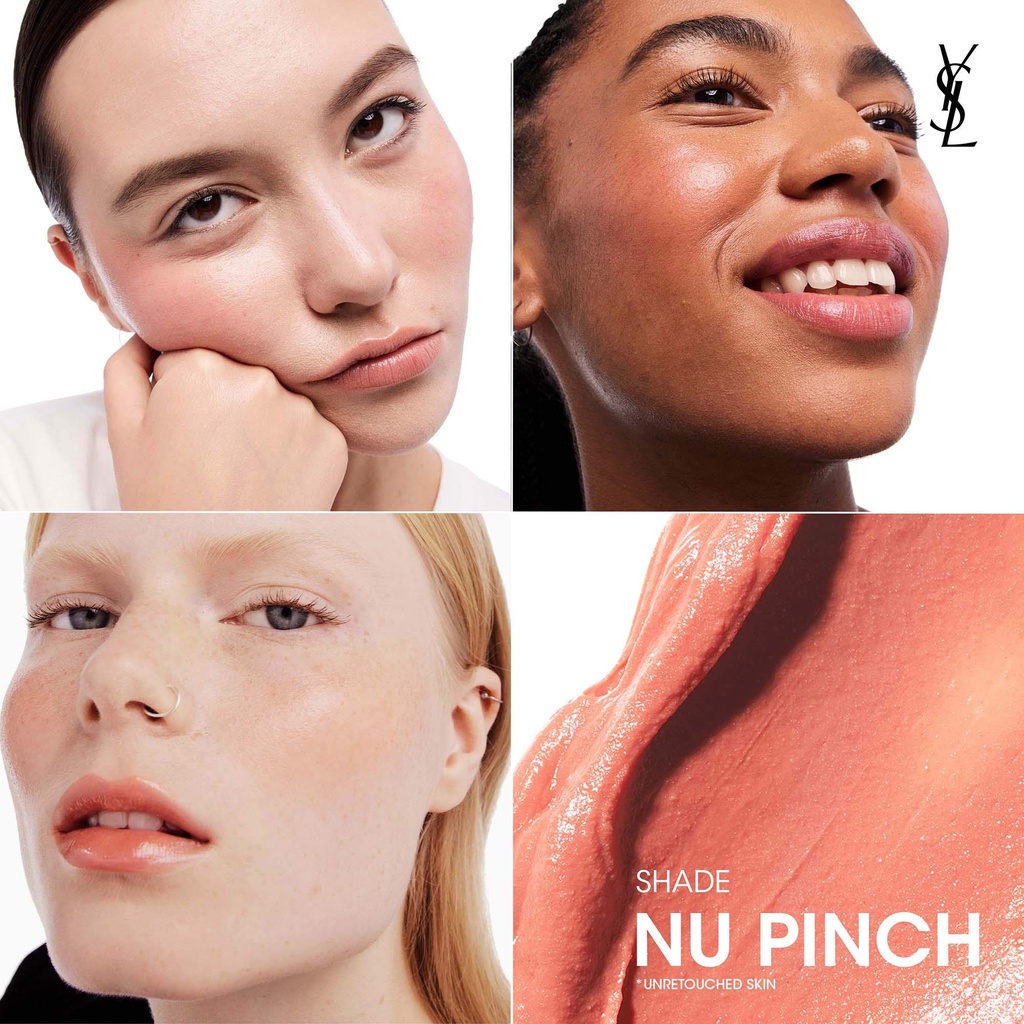 Son Môi Má Hồng YSSL Nu Lip &amp; Cheek Balmy Tint, 01 Flush và màu 02 Pinch