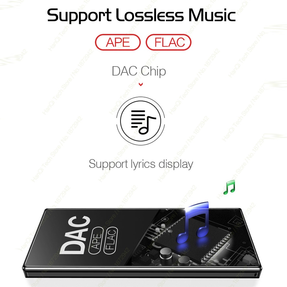 Máy Nghe Nhạc MP3 FAAEAL RUIZU D29 Kết Nối Bluetooth Hỗ Trợ Thẻ Nhớ TF