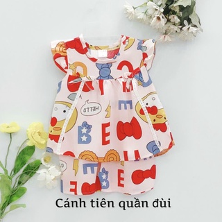 Bộ tole bé gái (quần đùi)