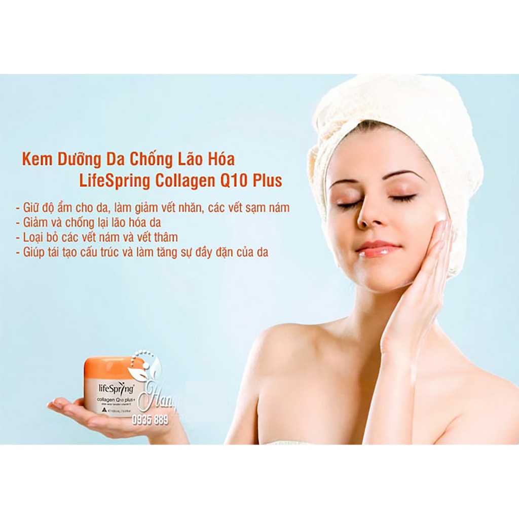 Kem nhau thai cừu Lifespring colagen Q10 phus 100ml