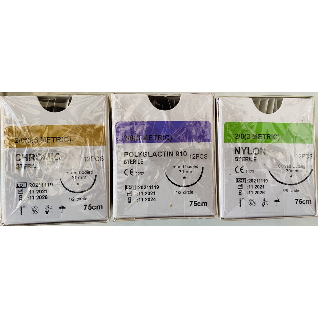 Chỉ phẫu thuật Polyglactin 910, Chỉ tiêu, Chỉ tím, Chỉ Vicryl