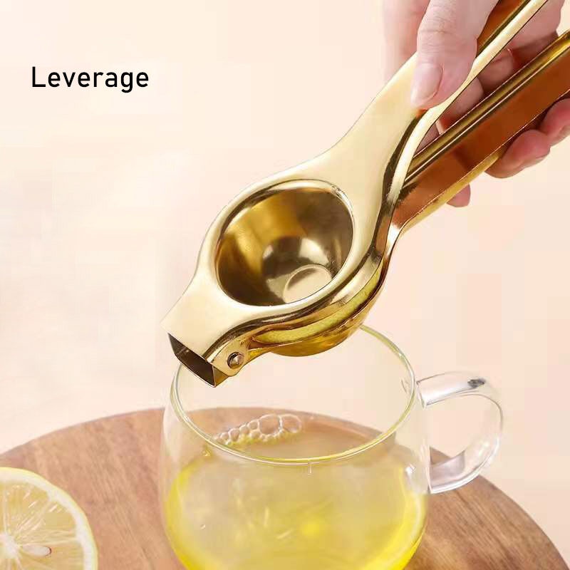 ONLY HOUSE  Dụng Cụ Kẹp Ép Nước Cam Chanh mini Bằng Tay Bằng Thép Không Gỉ Sử Dụng Tại Nhà