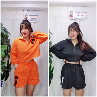 Set thể thao đùi viền sọc 60kg - 90kg