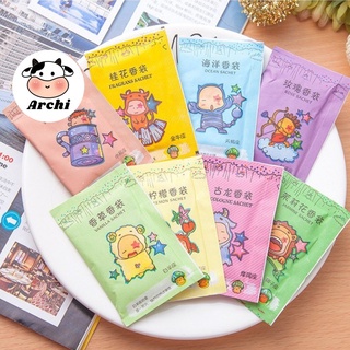 Túi thơm mini để tủ quần áo 12 cung hoàng đạo (giao ngẫu nhiên)