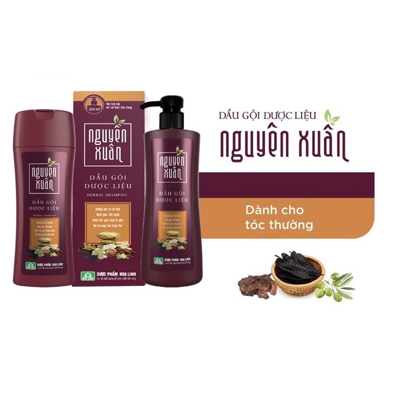 DẦU GỘI ĐẦU NGUYÊN XUÂN DÀNH CHO TÓC THƯỜNG - MÀU ĐỎ NÂU