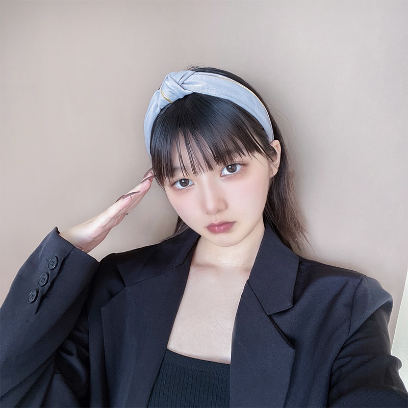 Băng Đô Cài Tóc Bản To Phong Cách Hàn Quốc Ngọt Ngào Và Đơn Giản