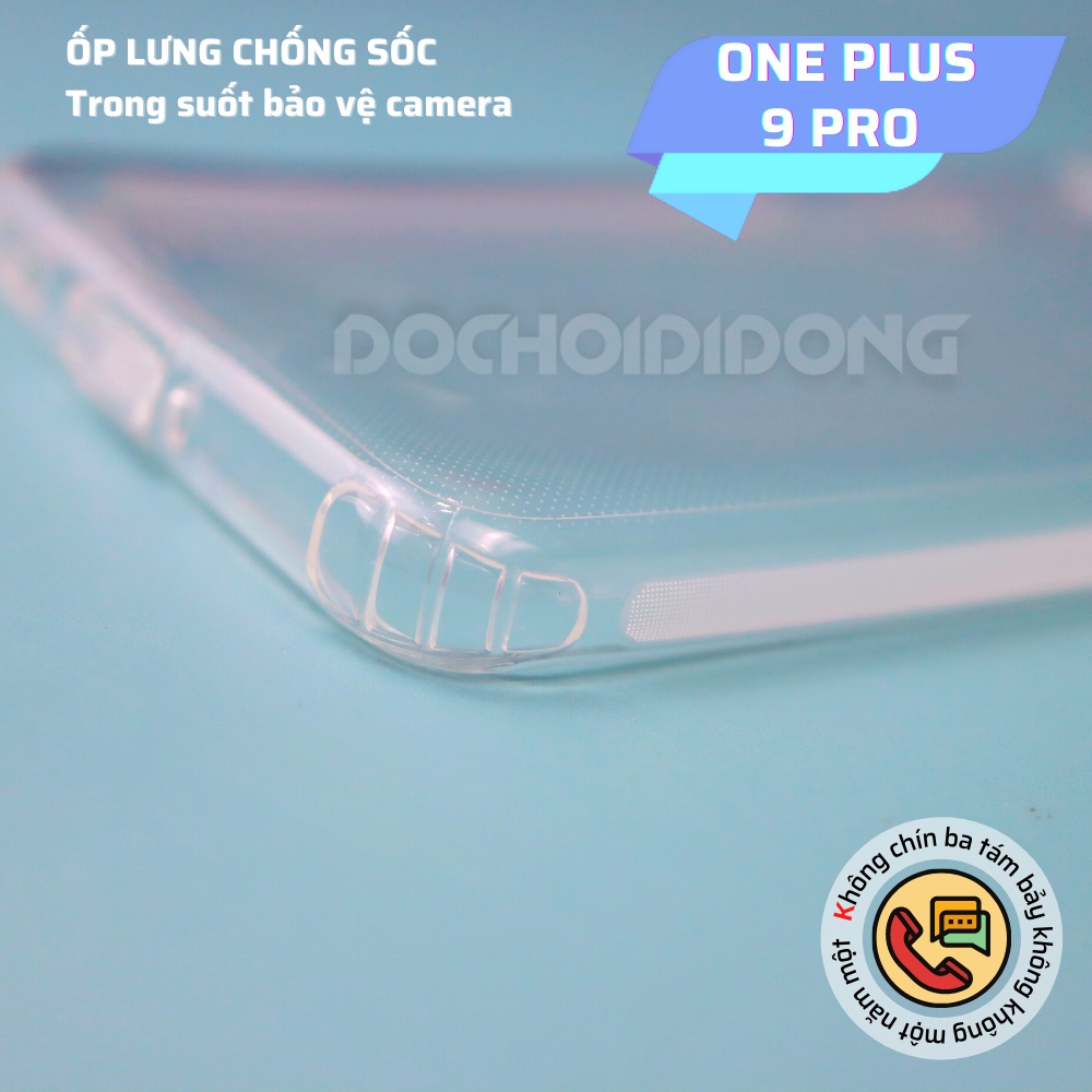 Ốp Lưng Dẻo Trong Suốt Cho Oneplus 9 Pro Chống Sốc Bảo Vệ Camera