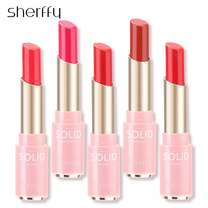 [ HOT ] Set Son 5 thỏi Solid lip glaze dành cho những cô gái yêu màu hồng ^^