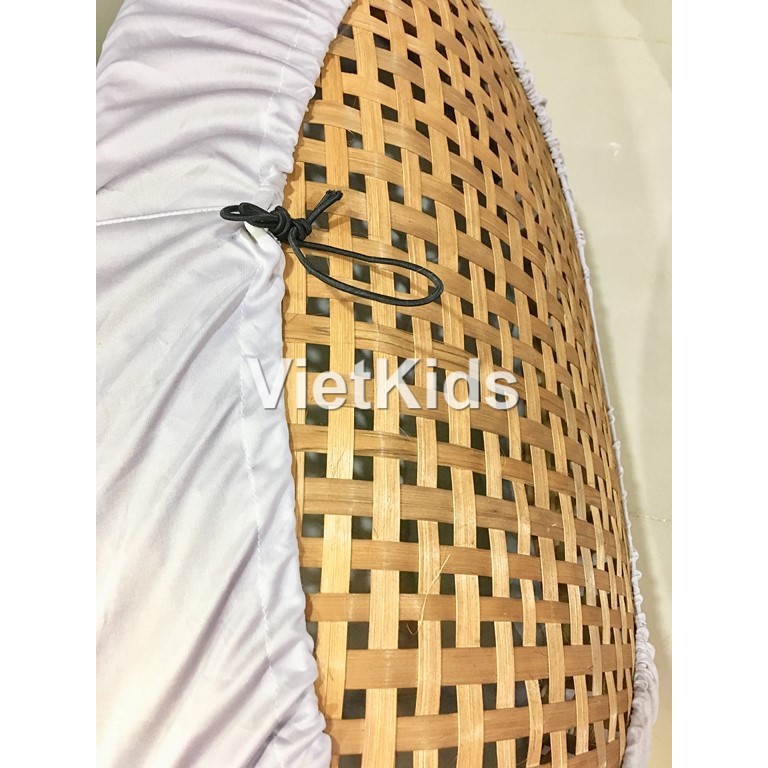 Nowship - Combo nôi tre kèm nệm lót Viet Kids dùng đặt võng cho bé